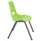 Emma and Oliver Ergonomic Shell Student Stack Chair - Classroom Chair / Office Guest Chair